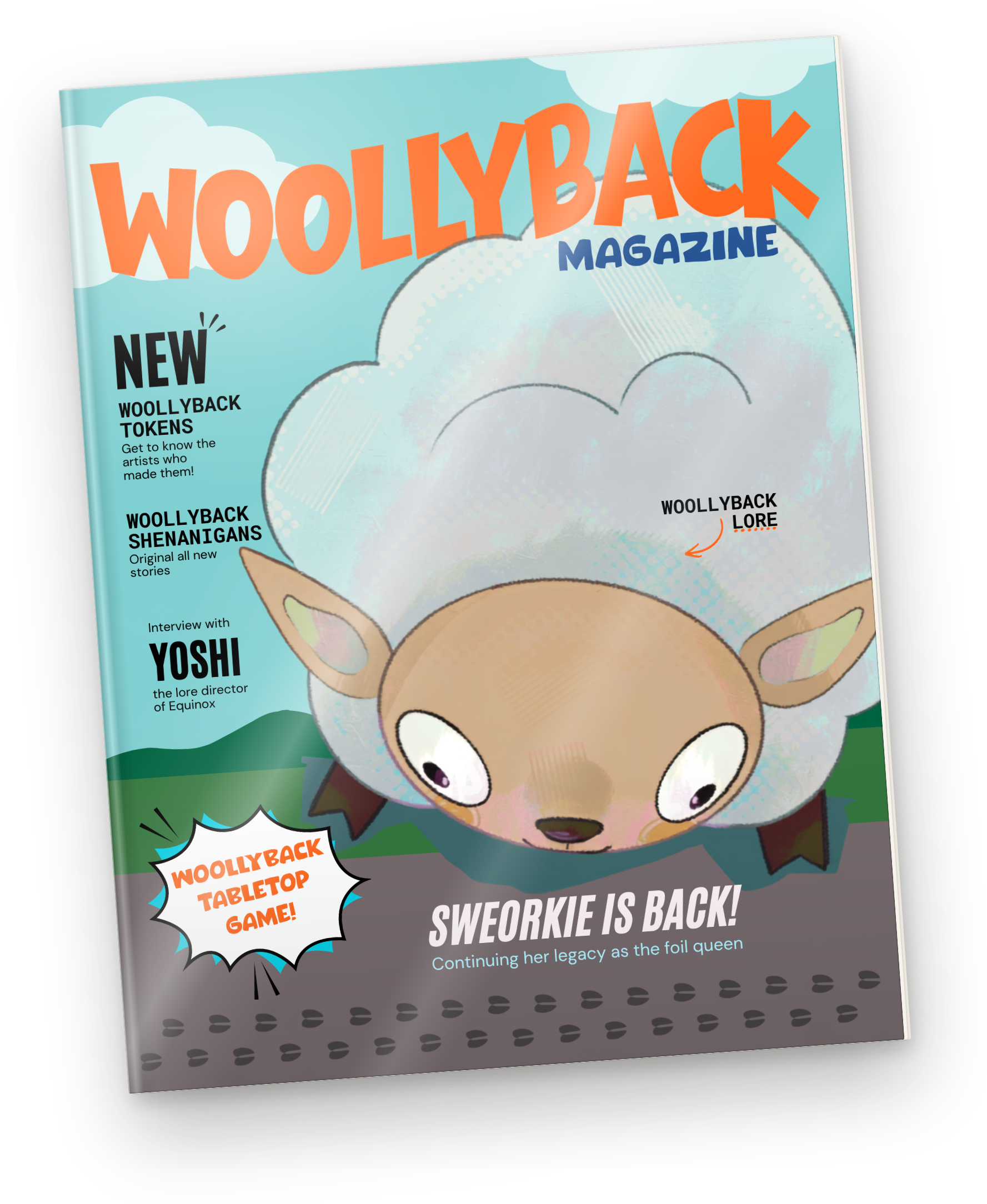 Cover of the Woollyback Commemorative Magazine